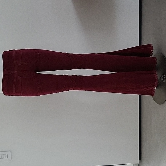 RARE! Free People 16.5" EXTREME FLARE! NWOT! Y2K Corduroy Low Rise Flared Jeans! - Picture 9 of 16